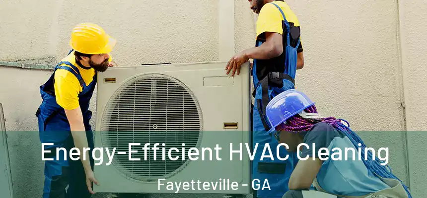  Energy-Efficient HVAC Cleaning Fayetteville - GA